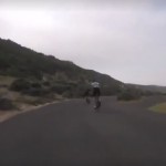 Cyclists Chased By Ostrich