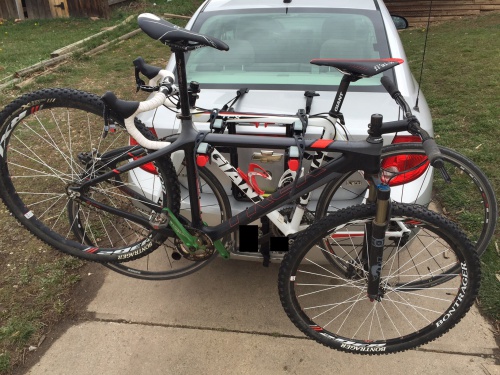 allen sports premier trunk mounted bike rack