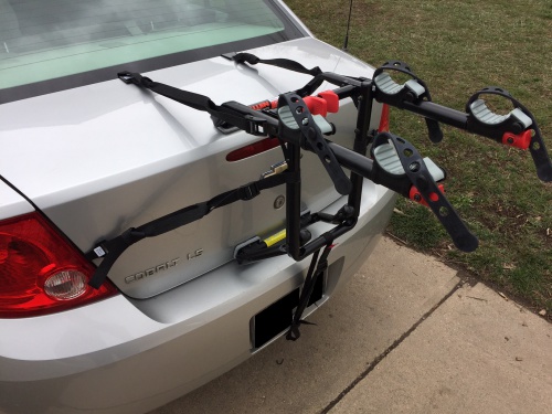 allen trunk mount bike rack