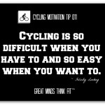 Cycling Can Be Difficult And Easy