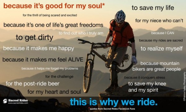 Why We Ride Inspiration Why We Ride - I Love Bicycling