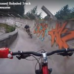 Riding Down A Bobsled Track