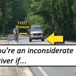 You’re An Inconsiderate Driver If…A Lesson For Drivers