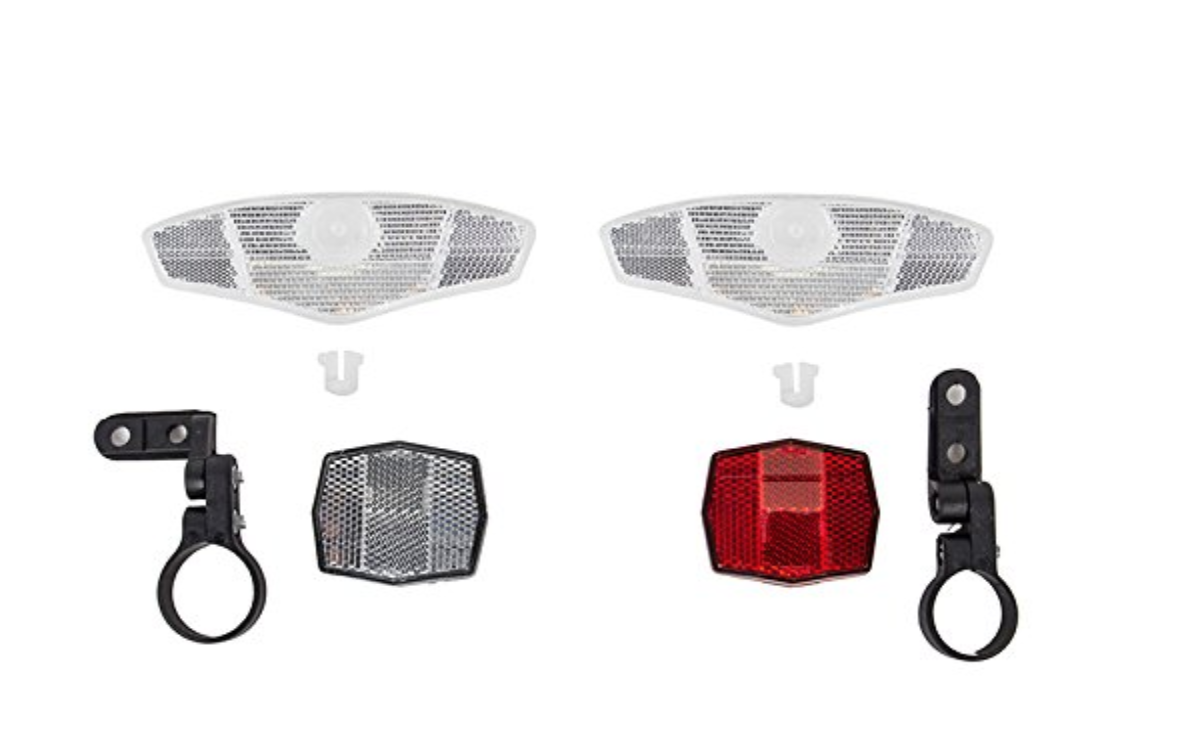 reflector for bike rack